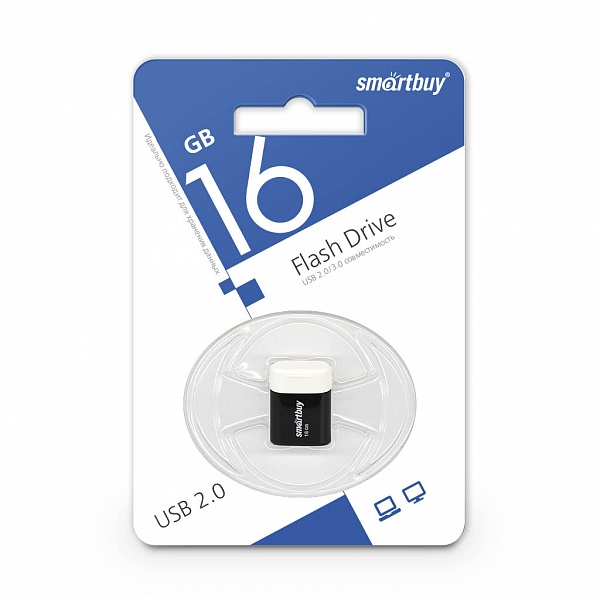 USB накопитель Smart Buy 16Gb Lara (красный)