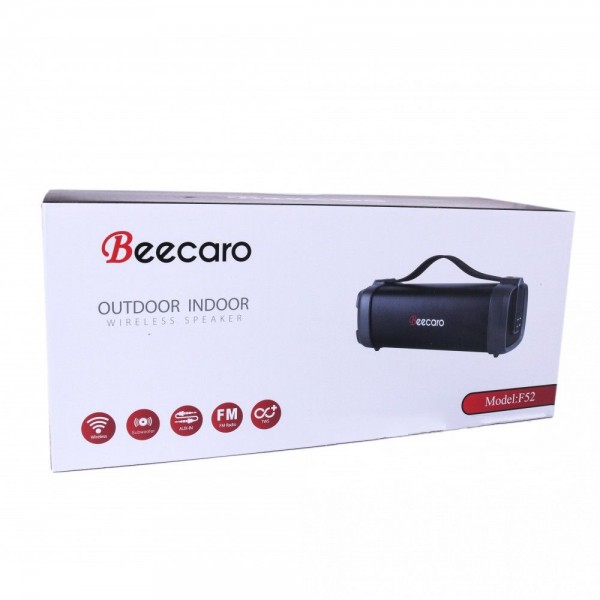 Bluetooth колонка Beecaro F52 TWS 1+1 (черный)