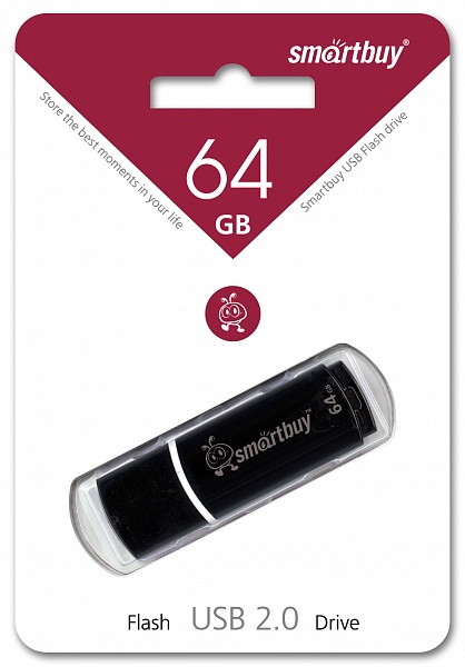 USB накопитель Smart Buy 64Gb Crown (черный)