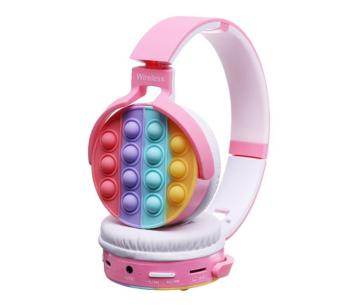 Bluetooth наушники "POP IT" ME-18 (розовый)