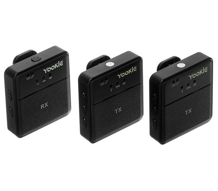 Микрофон-петличка беспроводной Yookie YM07 lightning (2 микрофона)