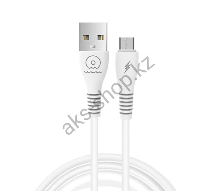 Кабель USB WUW X195 microUSB 2.4A 1m (белый)