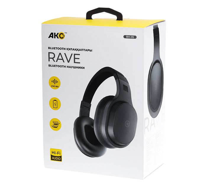 Bluetooth наушники "Акс" Rave BH-05 (черный)