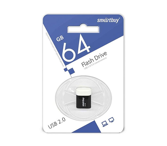 USB накопитель Smart Buy 64Gb Lara (красный)