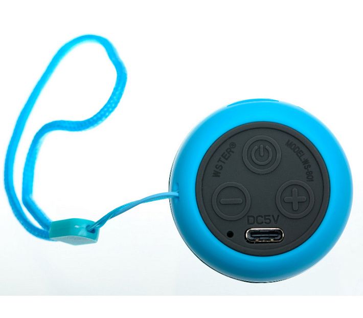 Bluetooth колонка WSTER WS-801 (голубой)