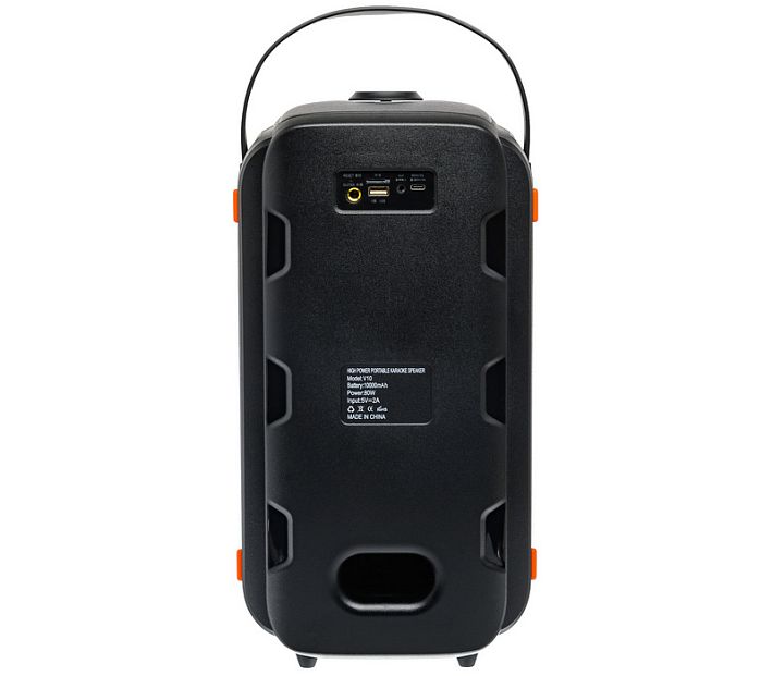 Аудиосистема- караоке ILISEN V10 80W TWS 1+1 (черный)