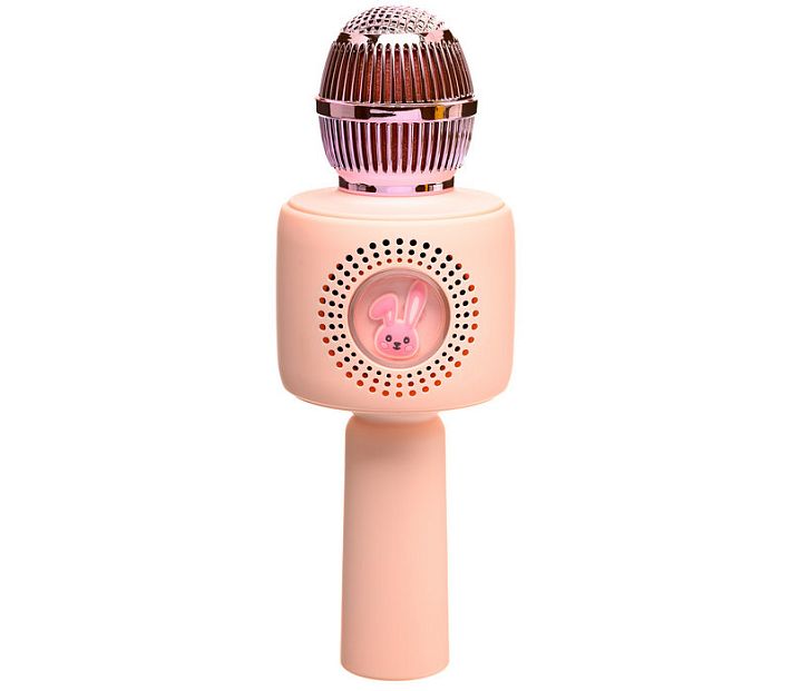 Караоке Микрофон беспроводной X9 (Baby Rabbit) (розовый)