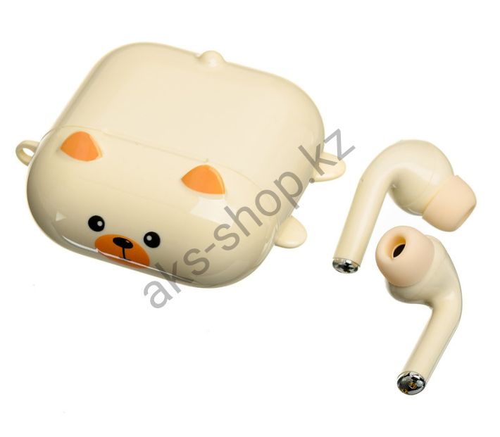 Bluetooth наушники Pets TWS-K1 (бежевый)