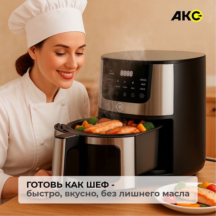Аэрогриль "Акс" AGA-01 Aero 7L (черный)