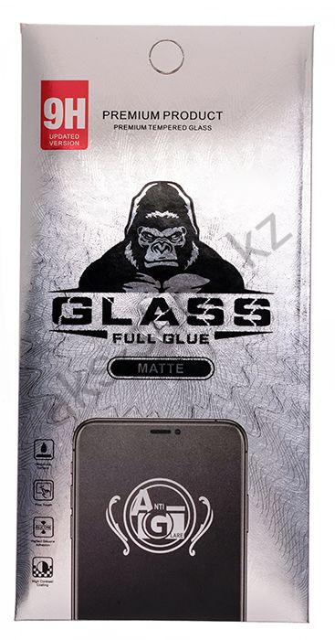 Защитное стекло 9H Glass Full Glue матовое (iPhone 11 Pro.черный)