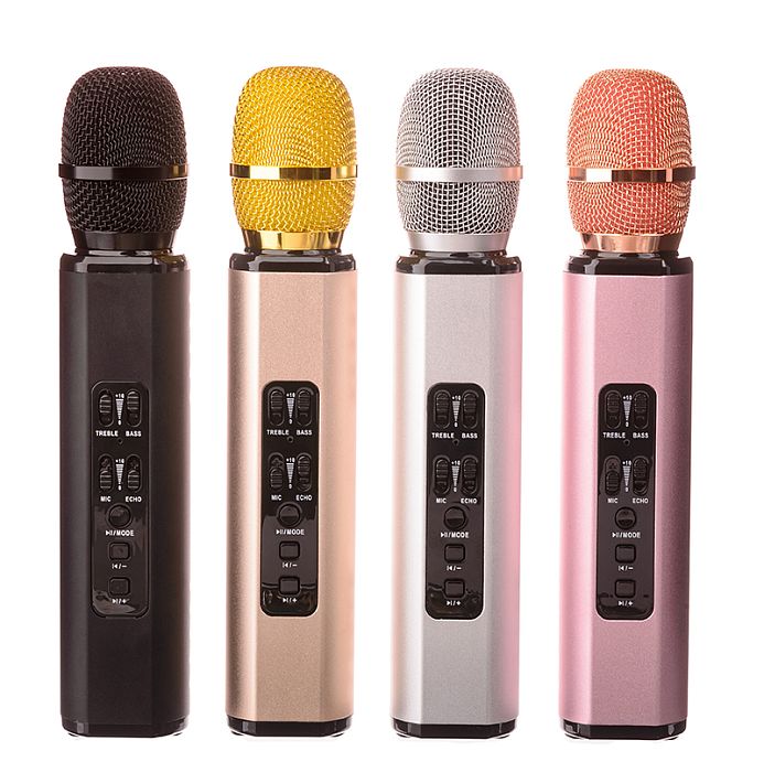 Караоке Микрофон беспроводной KTV K6 (серебро)