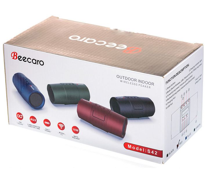 Bluetooth колонка Beecaro S42 (хаки)