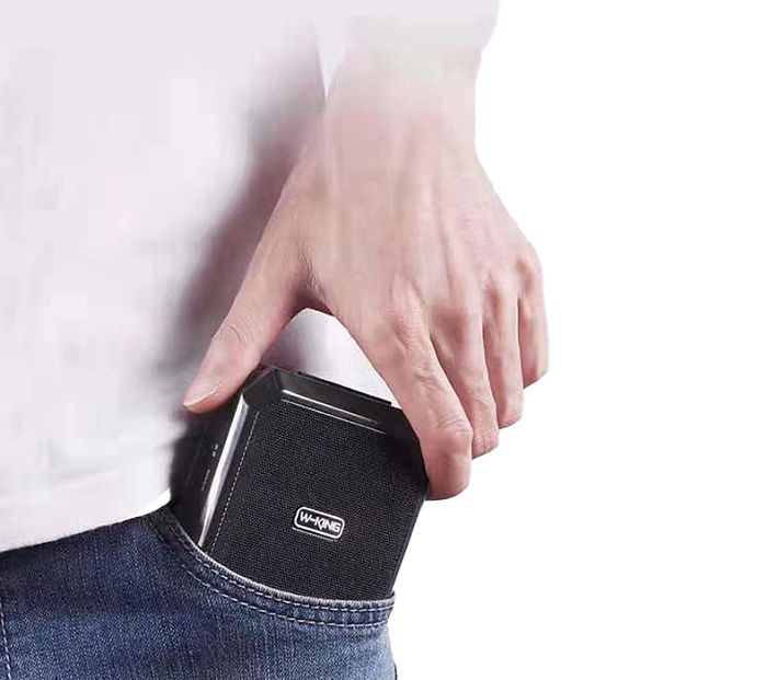 Микрофон проводной-усилитель голоса W-KING KS01 (черный)