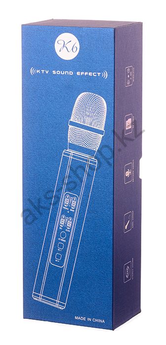 Караоке Микрофон беспроводной KTV K6 (черный)