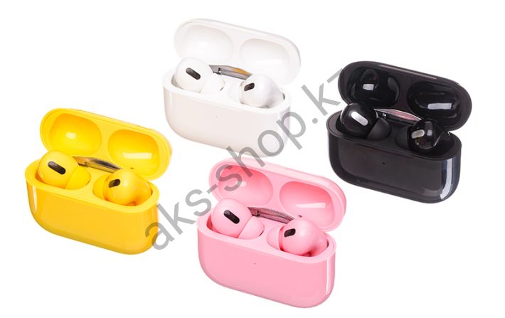 Bluetooth наушники A-Pods Pro "Цветные" (черный)