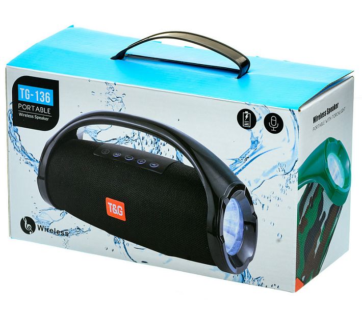 Bluetooth колонка TG-136 (синий)