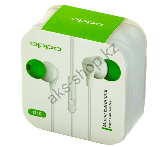 Наушники OPPO O10 (вакуумные, с микрофоном) (белый)