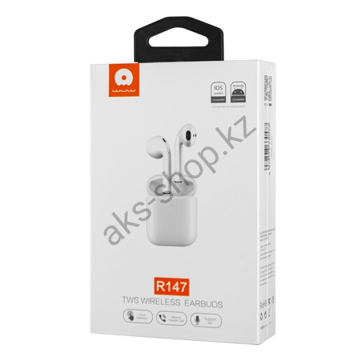 Bluetooth наушники WUW R147 (белый)