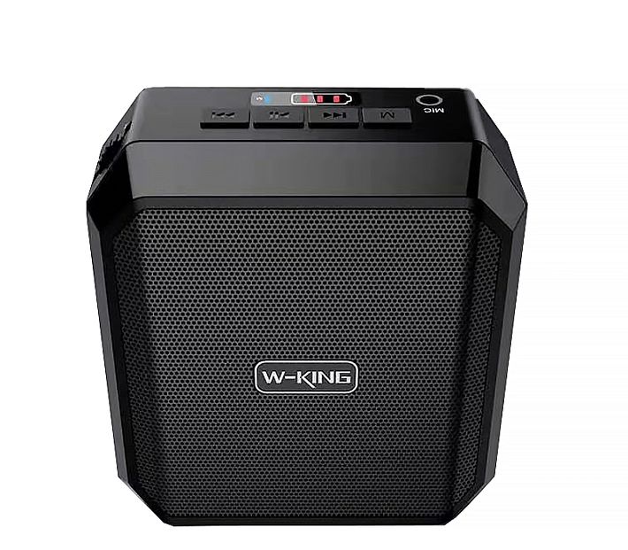 Микрофон проводной-усилитель голоса W-KING KS01 (черный)