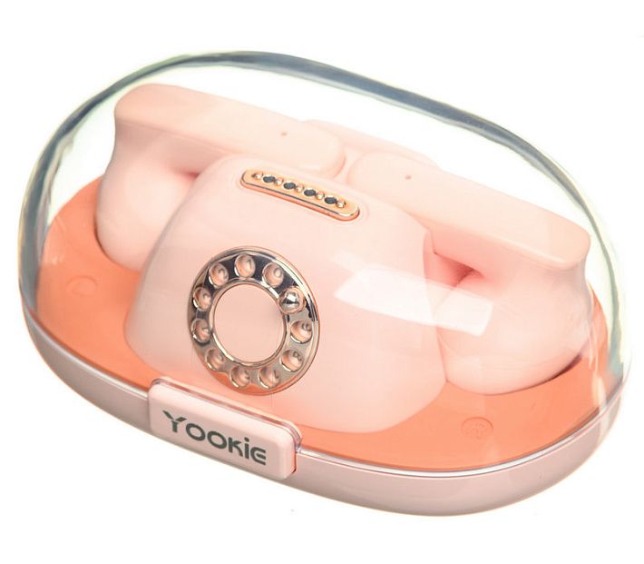 Bluetooth наушники Yookie Call me YKS221 (розовый)