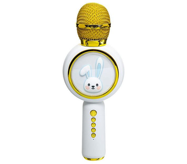 Караоке Микрофон беспроводной X6 (Baby Rabbit) (белый)