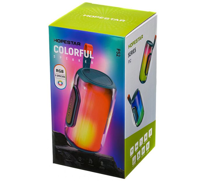 Bluetooth колонка HOPESTAR P52 TWS 1+1 10W (синий)