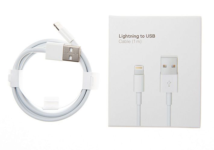 Кабель USB A1480 lightning (1m) (белый)