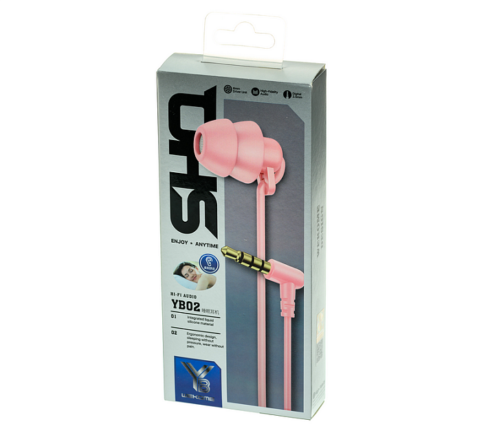 Наушники Wekome Design YB02 (розовый)