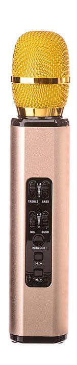 Караоке Микрофон беспроводной KTV K6 (золото)