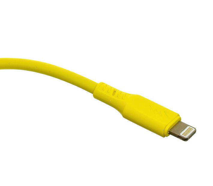 Кабель USB SKYDOLPHIN S21L lightning 2.4A 1m (желтый)