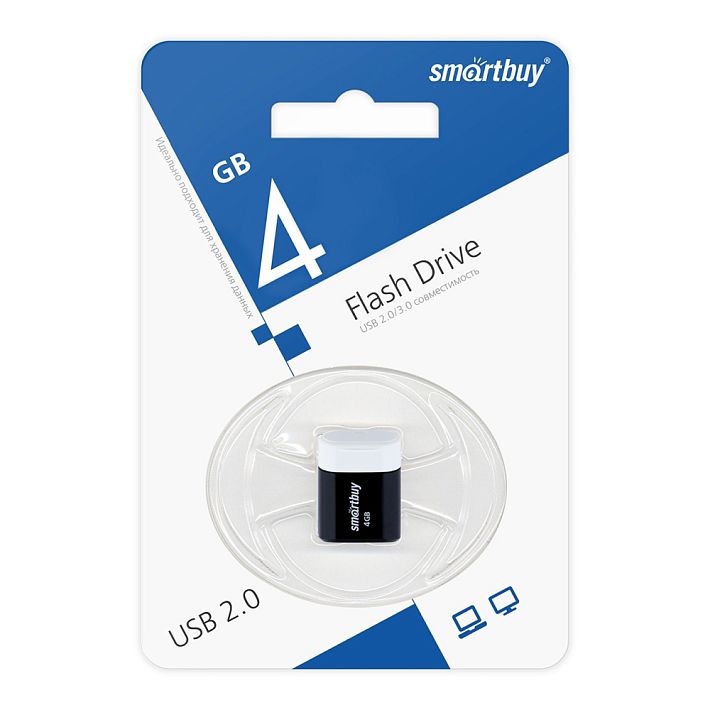 USB накопитель Smart Buy 4Gb Lara (синий)