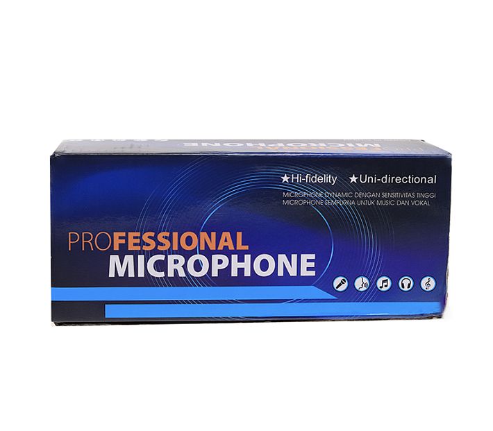 Микрофон профессиональный "Professional Microphone" (караоке) (черный)