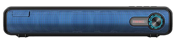 Bluetooth колонка ZQS3206 Multi-media TWS 1+1 (черно-синий)