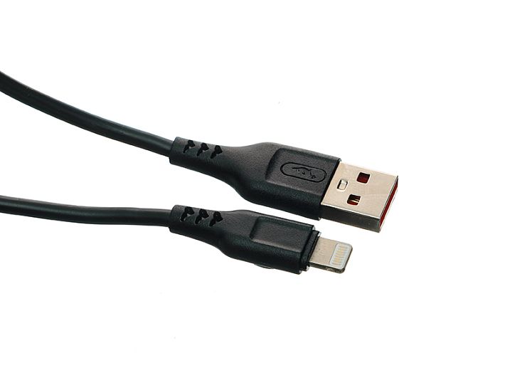 Кабель USB SKYDOLPHIN S61LB lightning 2.4A 2m (черный)