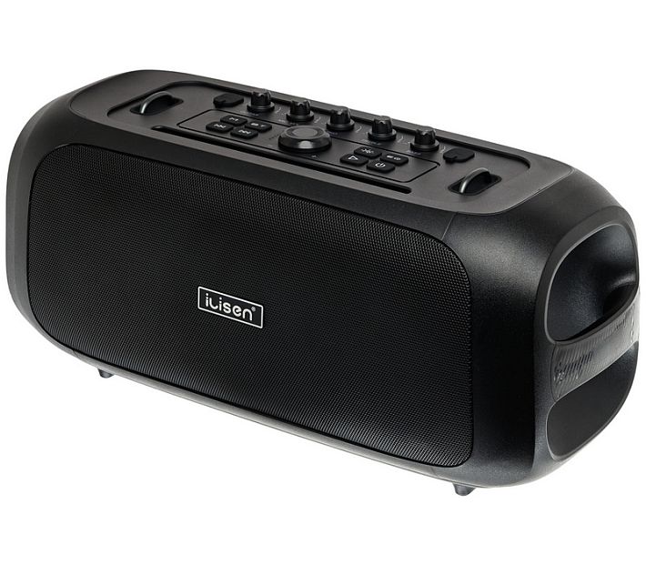 Аудиосистема- караоке ILISEN V9 120W TWS 1+1 (черный)