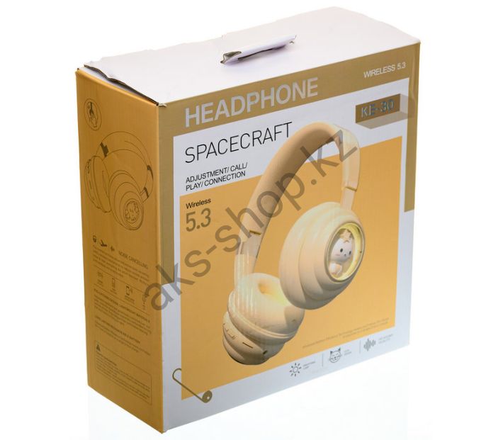 Bluetooth наушники KEEKA KE-30 (бежевый)