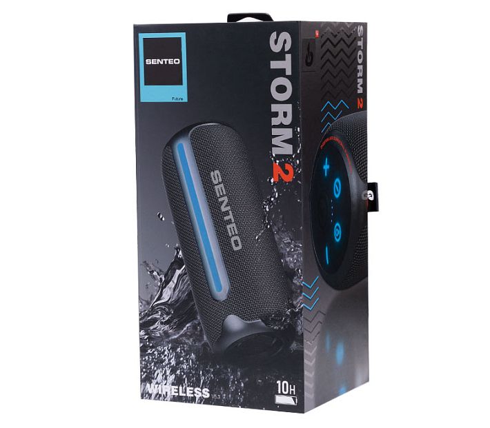 Bluetooth колонка "SENTEO" STORM-2 20W (черный)