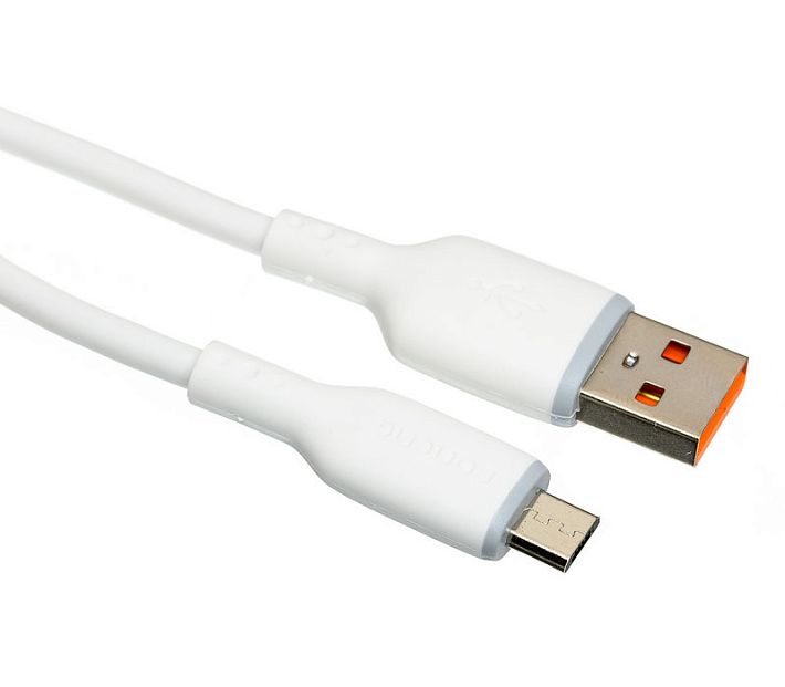 Кабель USB FONENG X90 microUSB 3A 1m (белый)