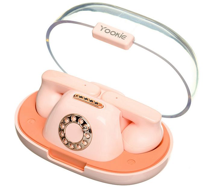 Bluetooth наушники Yookie Call me YKS221 (розовый)