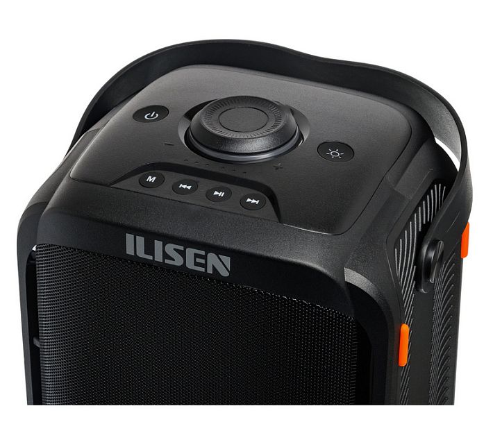 Аудиосистема- караоке ILISEN V10 80W TWS 1+1 (черный)