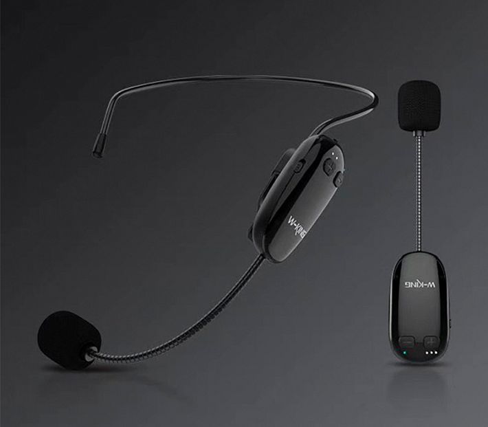 Микрофон беспроводной-усилитель голоса W-KING KS16 (черный)