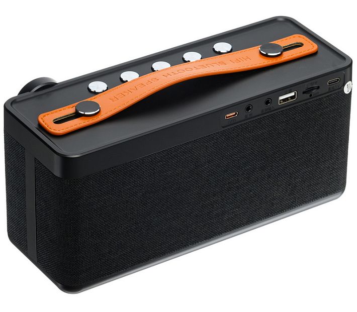 Аудиосистема- караоке W-KING H6 30W (черный)